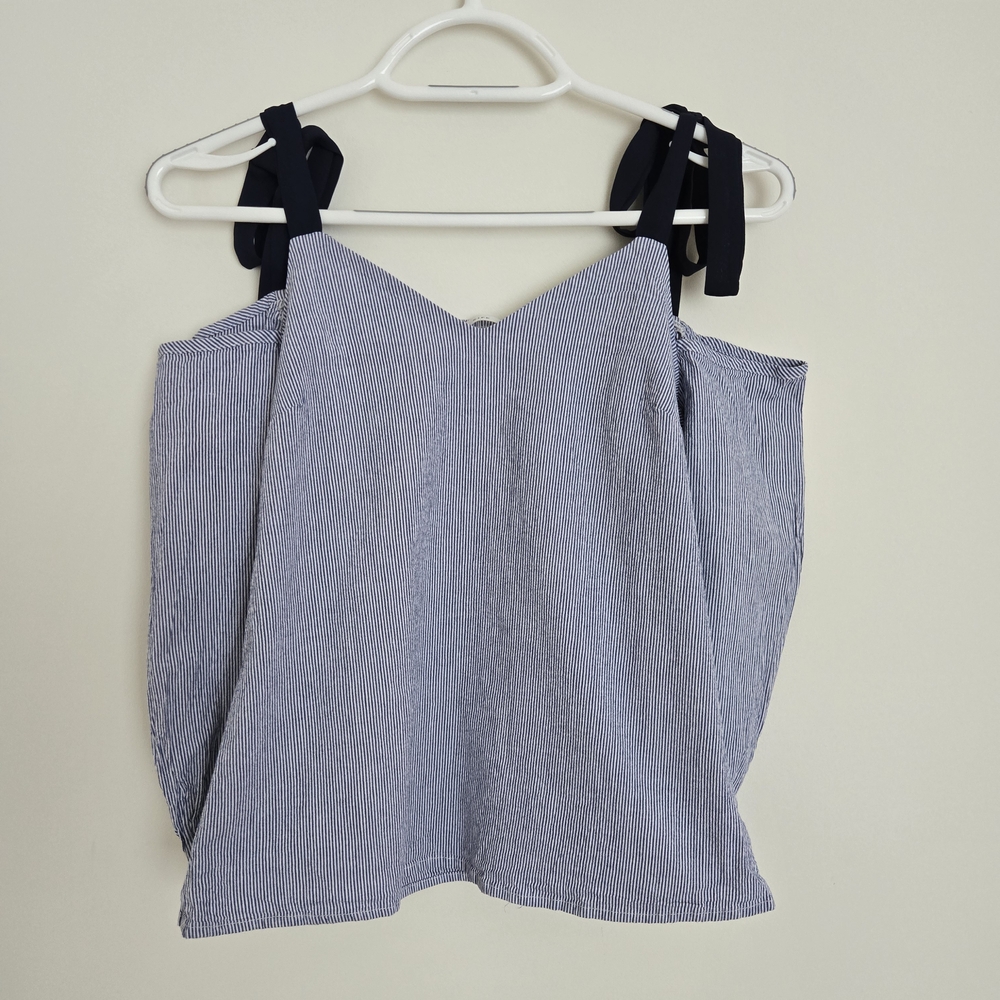Ripe Navy and White Striped Tank Top